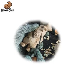 BeaverCraft SC05 Avuç İçi Ahşap Oyma Iskarpela Seti, 6 Parça - Thumbnail