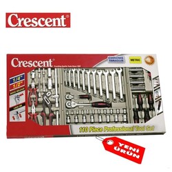 CRESCENT CTK110EU Profesyonel Lokma Anahtar Takımı, 110 Parça - Thumbnail