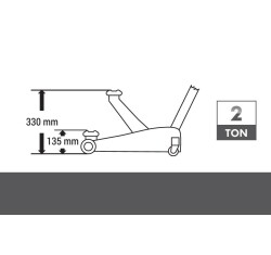 DHT 2 Ton Arabalı Kriko, Pro - 2
