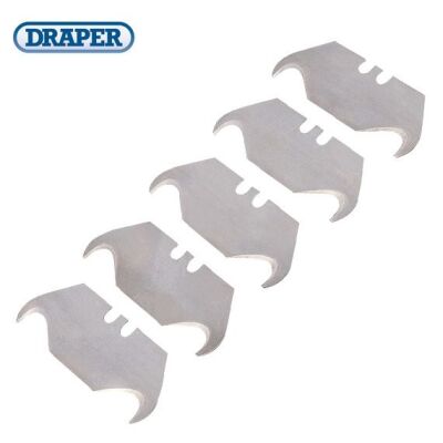 DRAPER 63757 Kancalı Yedek Bıçak Seti ( 5 adet ) - 1