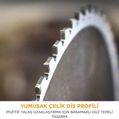 EEvolution M355TCT-66CS Yumuşak Çelik Daire Testere Bıçağı, 355mm - 5