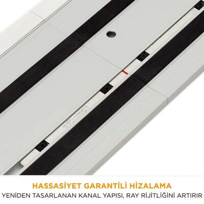 Evolution 004-0001 ST1400 Daire Testereler için Kılavuz Rayı, 2 x 700mm