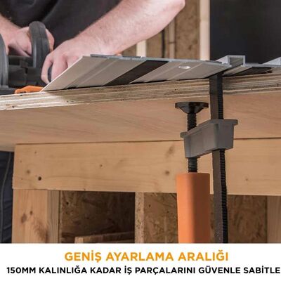 Evolution 004-0001 ST1400 Daire Testereler için Kılavuz Rayı, 2 x 700mm