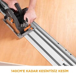 Evolution 004-0001 ST1400 Daire Testereler için Kılavuz Rayı, 2 x 700mm - Thumbnail