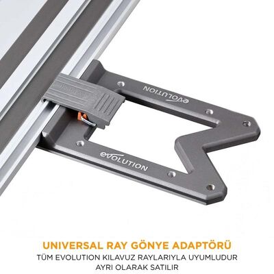 Evolution 004-0001 ST1400 Daire Testereler için Kılavuz Rayı, 2 x 700mm