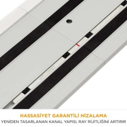Evolution 004-0001 ST1400 Daire Testereler için Kılavuz Rayı, 2 x 700mm - 2
