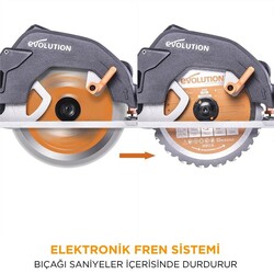 Evolution 027-0003C R185CCS Daire Testere, 185mm - Thumbnail