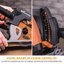 Evolution 027-0003C R185CCS Daire Testere, 185mm - Thumbnail