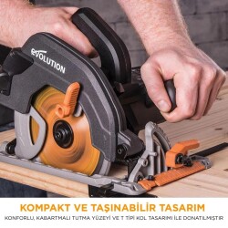 Evolution 027-0003C R185CCS Daire Testere, 185mm - 4