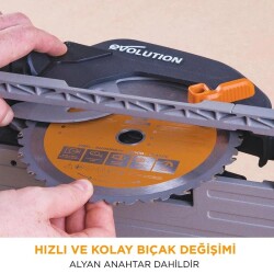 Evolution 027-0003C R185CCS Daire Testere, 185mm - 17