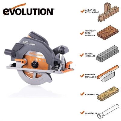 Evolution 027-0003C R185CCS Daire Testere, 185mm - 19