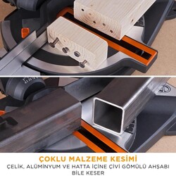 Evolution 046-0003A R210CMS Bileşik Gönye Kesme Makinesi, 210mm - Thumbnail
