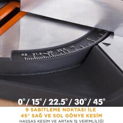 Evolution 046-0003A R210CMS Bileşik Gönye Kesme Makinesi, 210mm - 2