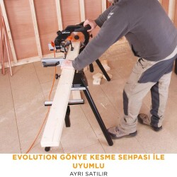 Evolution 046-0003A R210CMS Bileşik Gönye Kesme Makinesi, 210mm - 9