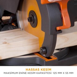 Evolution 046-0003A R210CMS Bileşik Gönye Kesme Makinesi, 210mm - 15