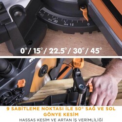 Evolution 048-0003A R210SMS+ Kızaklı Gönye Kesme Makinesi, 210mm  - 7