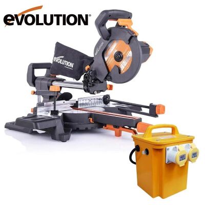 Evolution 048-0003A R210SMS+ Kızaklı Gönye Kesme Makinesi, 210mm  - 10
