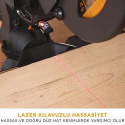 Evolution 048-0003A R210SMS+ Kızaklı Gönye Kesme Makinesi, 210mm  - 13