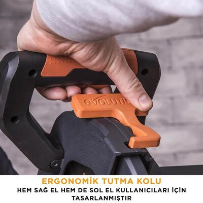 Evolution 052-0003A R255SMS+ Kızaklı Gönye Kesme Makinesi, 255mm