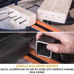 Evolution 052-0003A R255SMS+ Kızaklı Gönye Kesme Makinesi, 255mm - 4