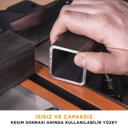 Evolution 052-0003A R255SMS+ Kızaklı Gönye Kesme Makinesi, 255mm - 9