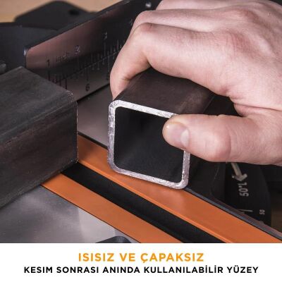 Evolution 052-0003A R255SMS+ Kızaklı Gönye Kesme Makinesi, 255mm - 9