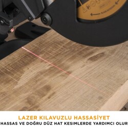 Evolution 052-0003A R255SMS+ Kızaklı Gönye Kesme Makinesi, 255mm - 21