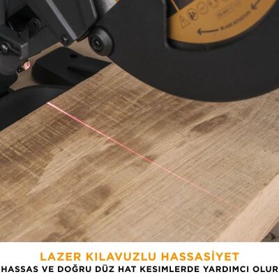 Evolution 052-0003A R255SMS+ Kızaklı Gönye Kesme Makinesi, 255mm - 21