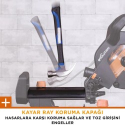 Evolution 052-0003A R255SMS+ Kızaklı Gönye Kesme Makinesi, 255mm - 22