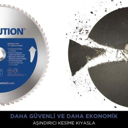 Evolution 084-0003 S355CPS Metal Profil Kesme Testeresi, 355mm - 2