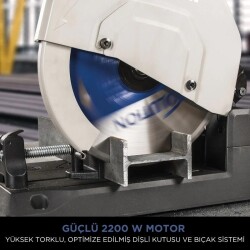 Evolution 084-0003 S355CPS Metal Profil Kesme Testeresi, 355mm - 11