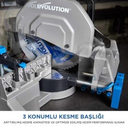 Evolution 102-0003 S355MCS Metal Gönye Kesme Testeresi, 355mm - 17