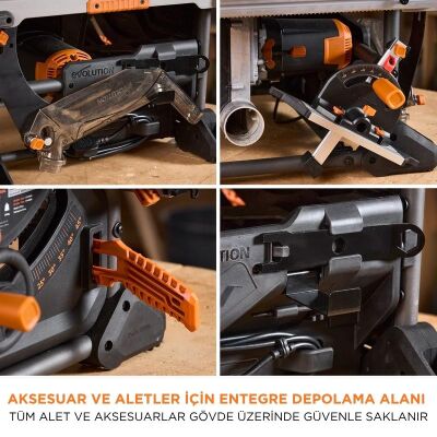 Evolution 119-0013 R255TBL+ Tezgah Testere, 255mm - 13