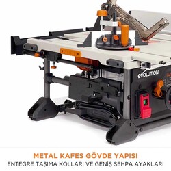 Evolution 119-0018 R255TBLX+ Standlı Tezgah Testere, 255mm - Thumbnail