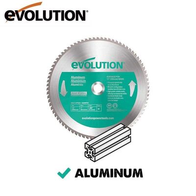 Evolution A355TCT-80CS Alüminyum Daire Testere Bıçağı, 355mm