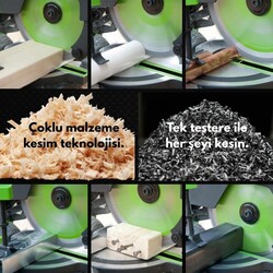 Evolution F185TCT-16CS Çoklu Malzeme için Dairesel Testere Bıçağı, 185mm - Thumbnail