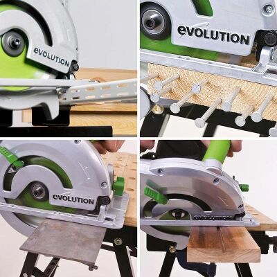 Evolution F185TCT-16CS Çoklu Malzeme için Dairesel Testere Bıçağı, 185mm - 4