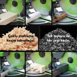 Evolution F185TCT-16CS Çoklu Malzeme için Dairesel Testere Bıçağı, 185mm - 5