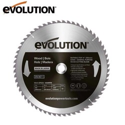 EVOLUTION - Evolution GW355TCT-60 Ahşap Daire Testere Bıçağı, 355mm