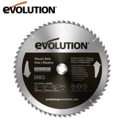 Evolution GW355TCT-60 Ahşap Daire Testere Bıçağı, 355mm