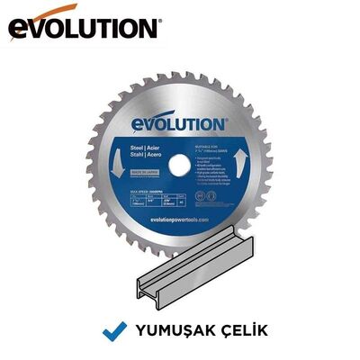 Evolution M210TCT-50MS Yumuşak Çelik Daire Testere Bıçağı, 210mm