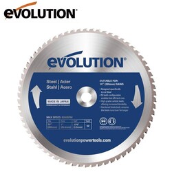 EVOLUTION - Evolution M255TCT-52MS Yumuşak Çelik Daire Testere Bıçağı, 255mm