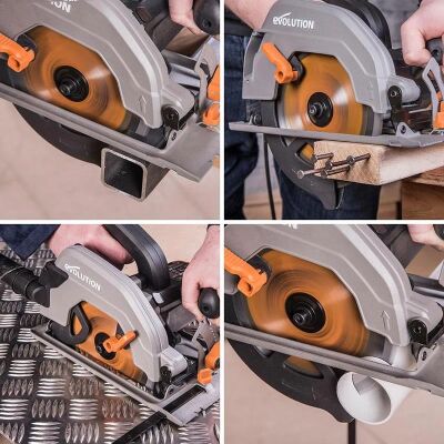 Evolution R185TCT-20CS Çoklu Malzeme için Daire Testere Bıçağı, 185mm - 4