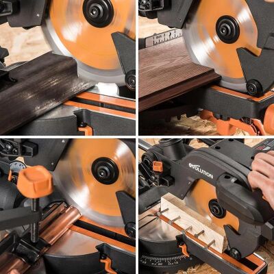 Evolution R210TCT-24MS Çoklu Malzeme için Daire Testere Bıçağı, 210mm - 4