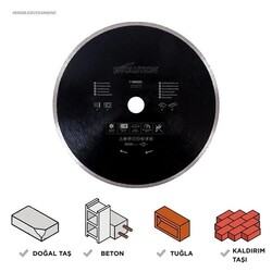 Evolution RAGEBLADE255DIAMOND Elmas Testere Bıçağı, 255mm - Thumbnail