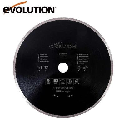 Evolution RAGEBLADE255DIAMOND Elmas Testere Bıçağı, 255mm - 1