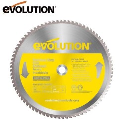 Evolution S355TCT-90CS Paslanmaz Çelik Daire Testere Bıçağı, 355mm