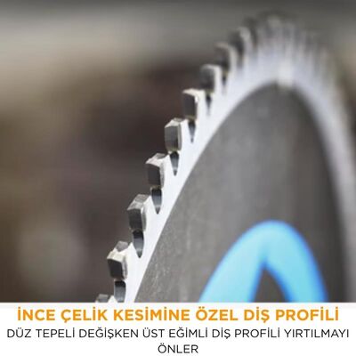 Evolution T355TCT-90CS İnce Çelik Daire Testere Bıçağı, 355mm
