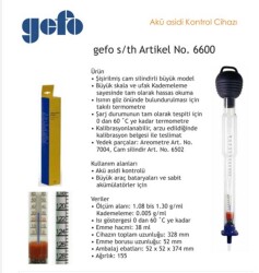 GEFO 6600 Akü Bomesi - 2