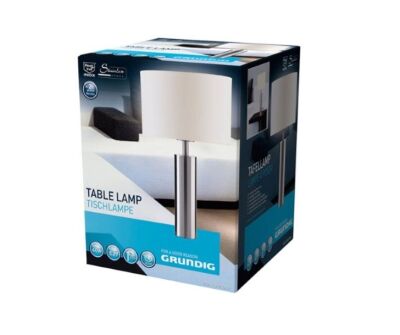 GRUNDIG 38193 Paslanmaz Çelik Masa Lambası - 1